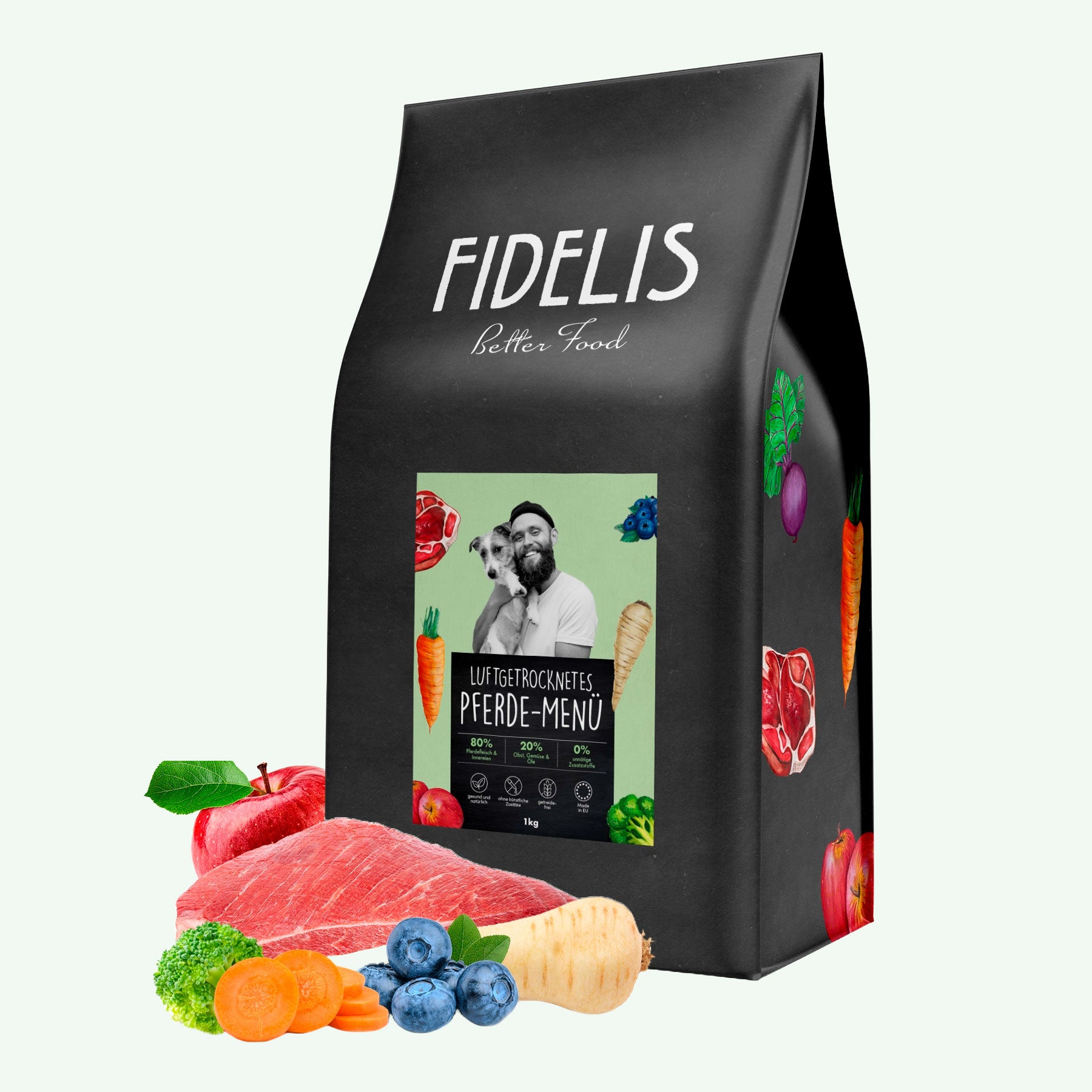 Croquettes pour chien Fidelis au cheval