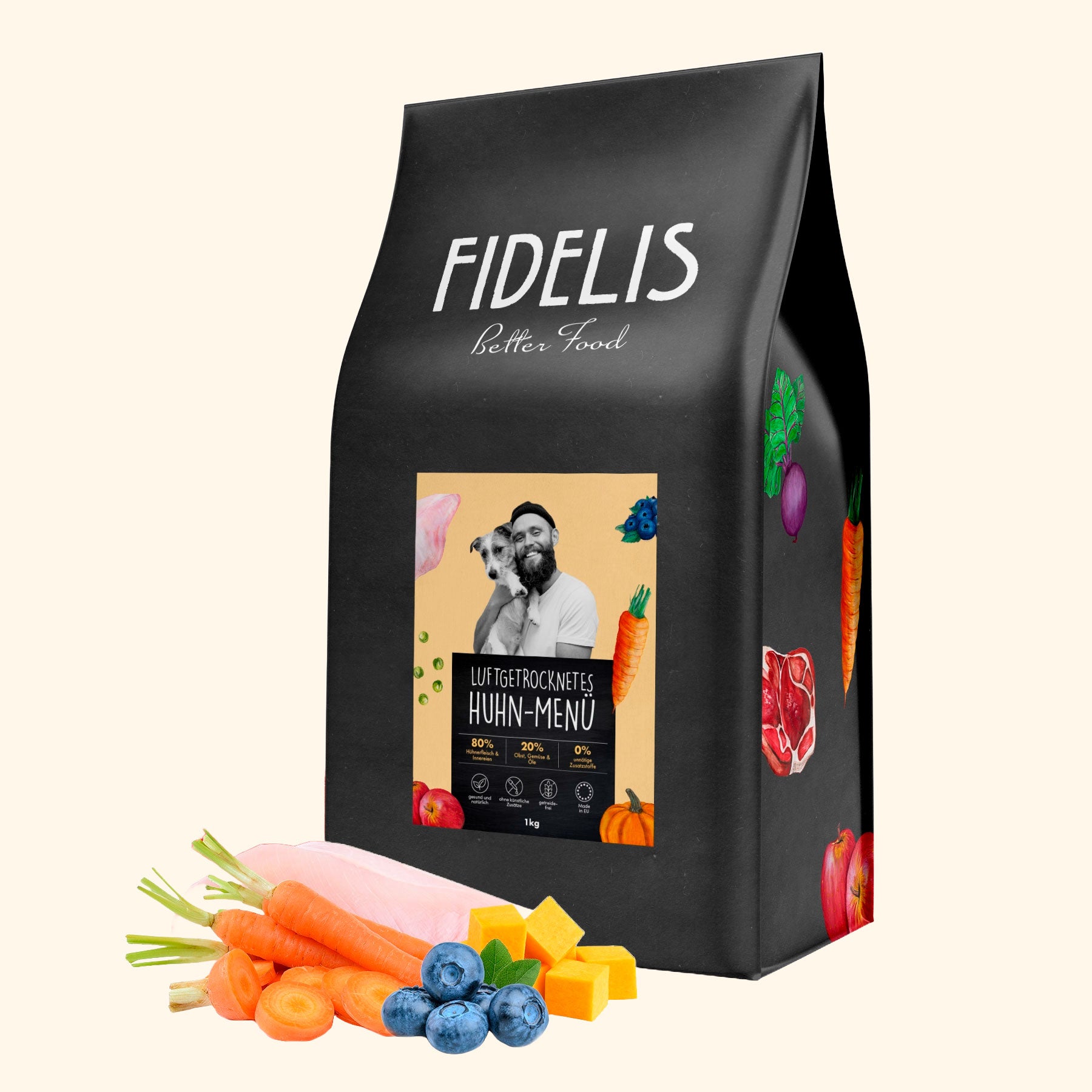 Croquettes pour chien Fidelis au poulet